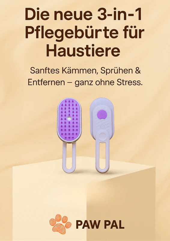 NEUE Dampfpflegebürste Lila