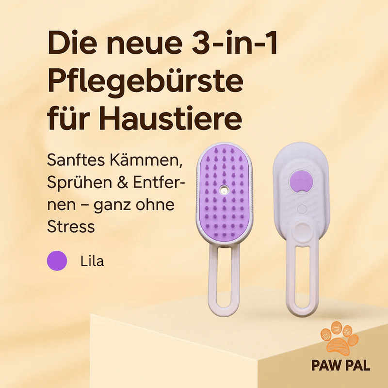 NEUE Dampfpflegebürste Lila