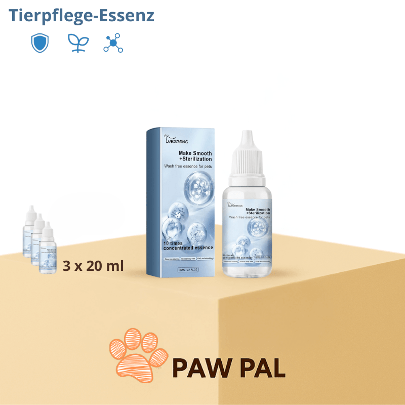 Tierpflege - Essenz von Paw Pal – Hochwertige Tierpflege für Hunde & Katzen | Sanftes Bürsten, Entwirren & Fellglanz