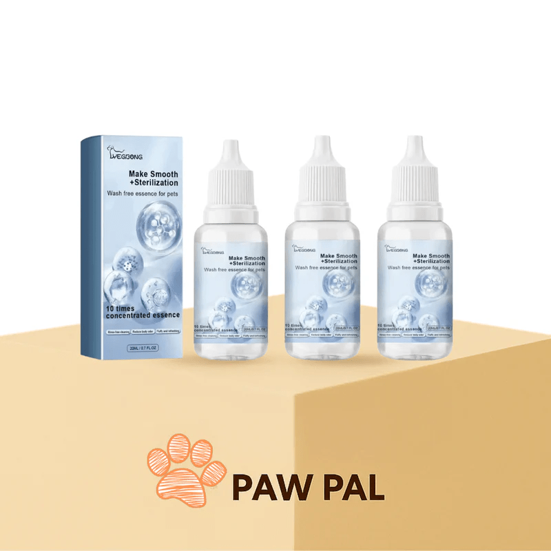 Vorteilspaket 3x Essenz von Paw Pal – Hochwertige Tierpflege für Hunde & Katzen | Sanftes Bürsten, Entwirren & Fellglanz